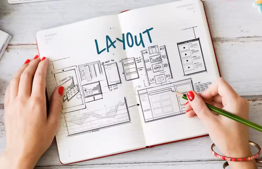 layout strony internetowej