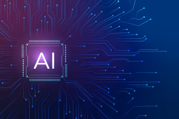 Wizualizacja procesora AI