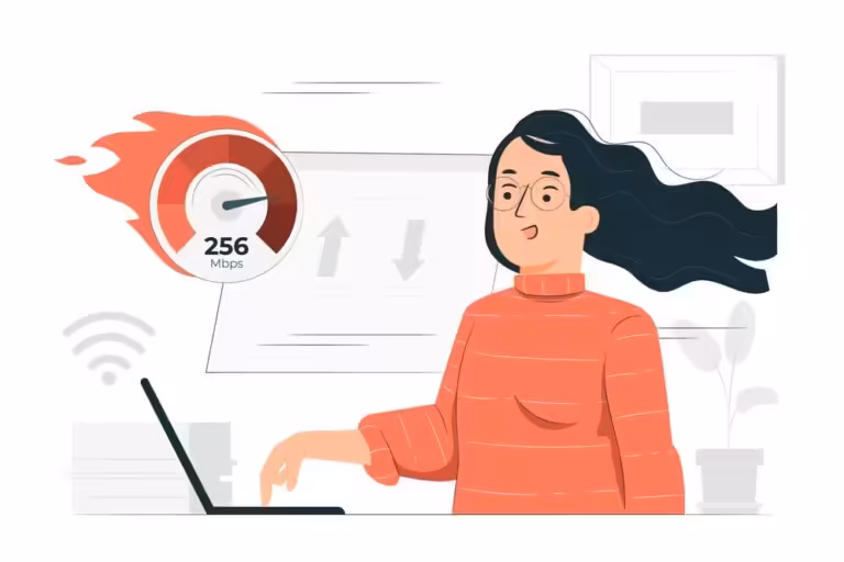 speed test concept illustration 114360 4223